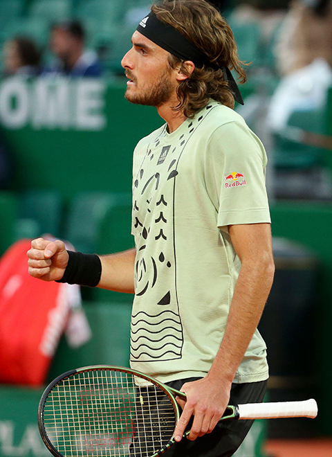 Stefanos Tsitsipas au Monte Carlo Masters